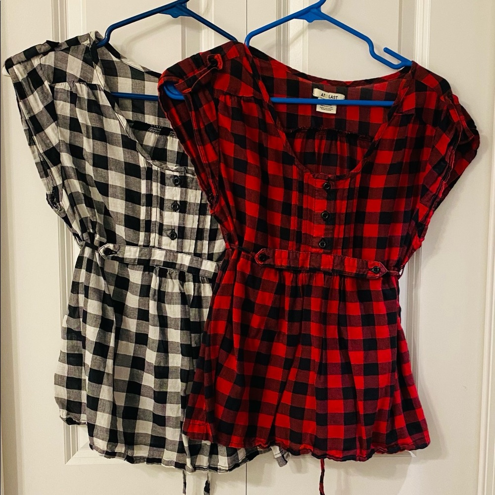 2x $12 Vintage “At Last “Tops